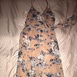 Flower print jumper
